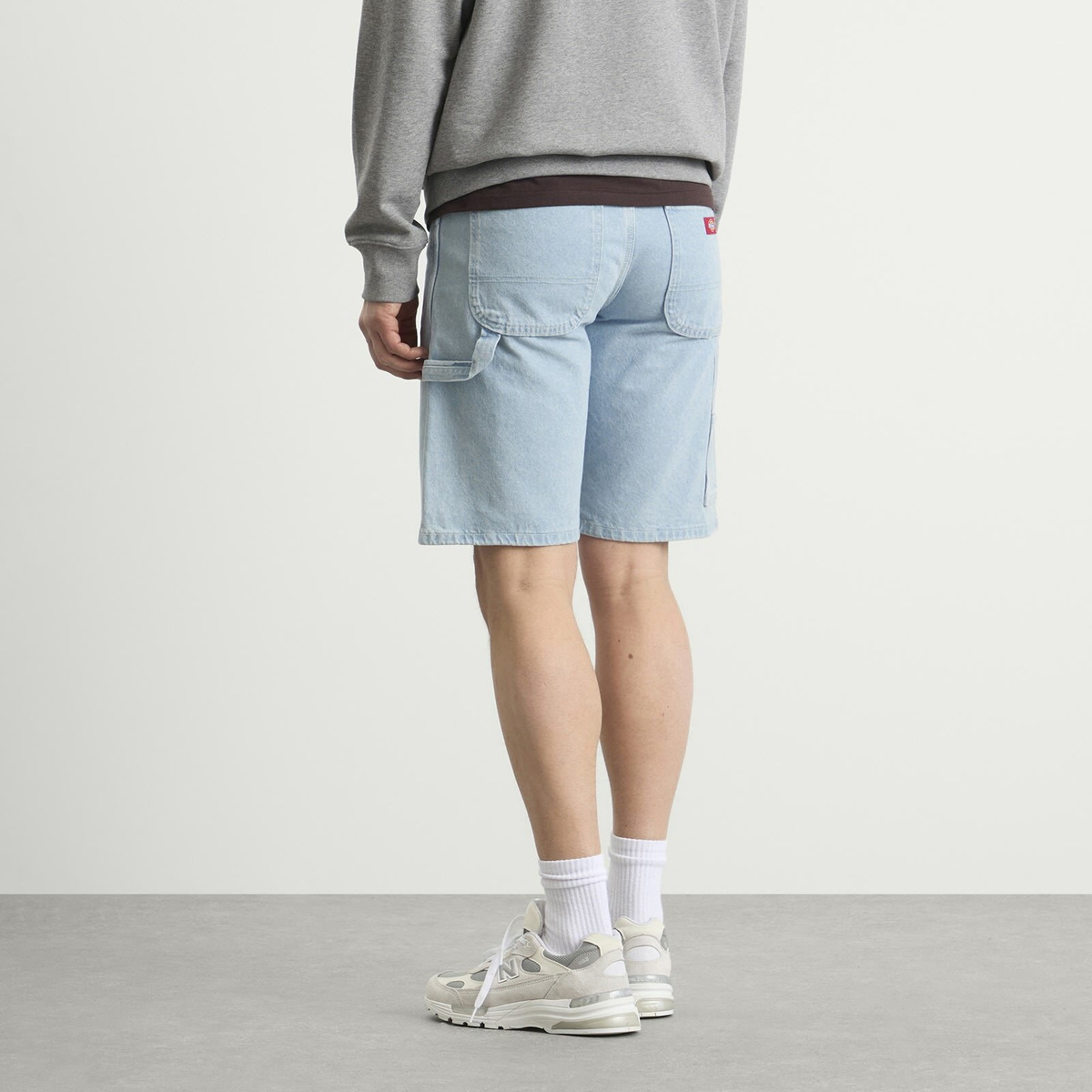 Dickies Men's 993 Denim Carpenter Shorts in Vintage Aged Blue