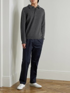 Sunspel - Straight-Leg Cotton-Drill Trousers - Blue