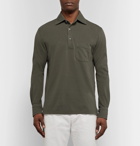 Rubinacci - Cotton-Piqué Polo Shirt - Men - Army green