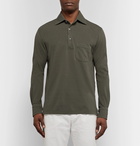 Rubinacci - Cotton-Piqué Polo Shirt - Men - Army green