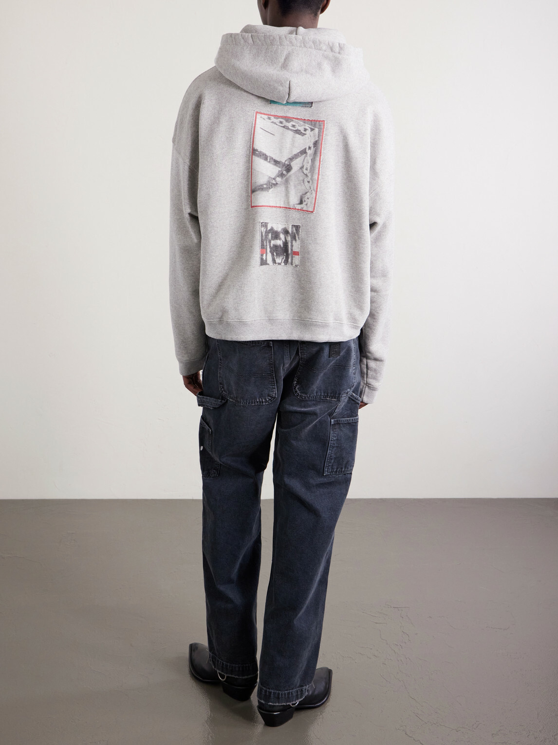 Enfants Riches Déprimés - Appliquéd Cotton-Jersey Zip-Up Hoodie