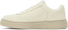 Emporio Armani Off-White Embossed Sneakers