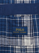 Polo Ralph Lauren - Slim-Fit Checked Cotton-Gauze Blazer - Blue