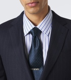 Charvet Polka-dot silk jacquard tie