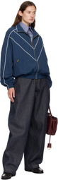 WILLY CHAVARRIA Blue Tapered Bad Girl Jeans