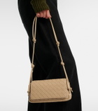 Bottega Veneta Notturno Intrecciato leather crossbody bag