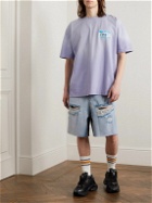 VETEMENTS - Oversized Distressed Shorts - Blue