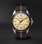 Bell & Ross - BR V2-92 Limited Edition Automatic 41mm Stainless Steel and Canvas Watch, Ref. No. BRV292-BEI-ST/SF - Neutrals