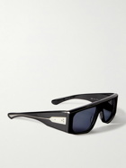 Jacques Marie Mage - Cliff Square-Frame Acetate and Silver-Tone Sunglasses