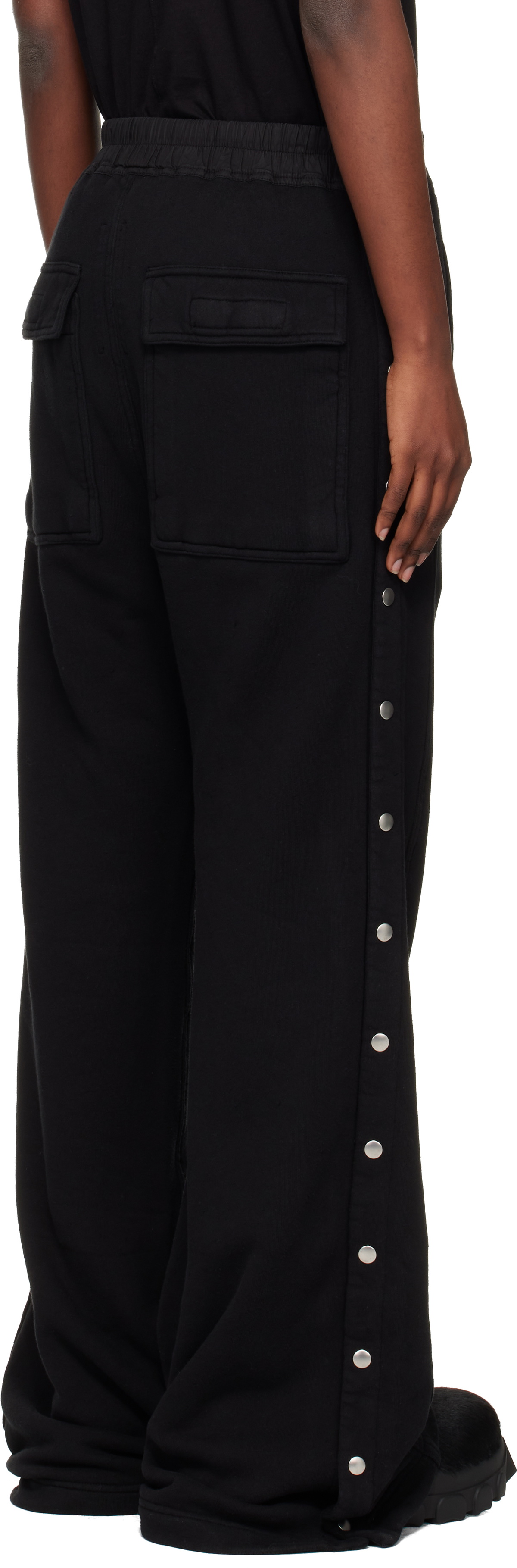 Rick Owens DRKSHDW Black Concordians Pusher Sweatpants