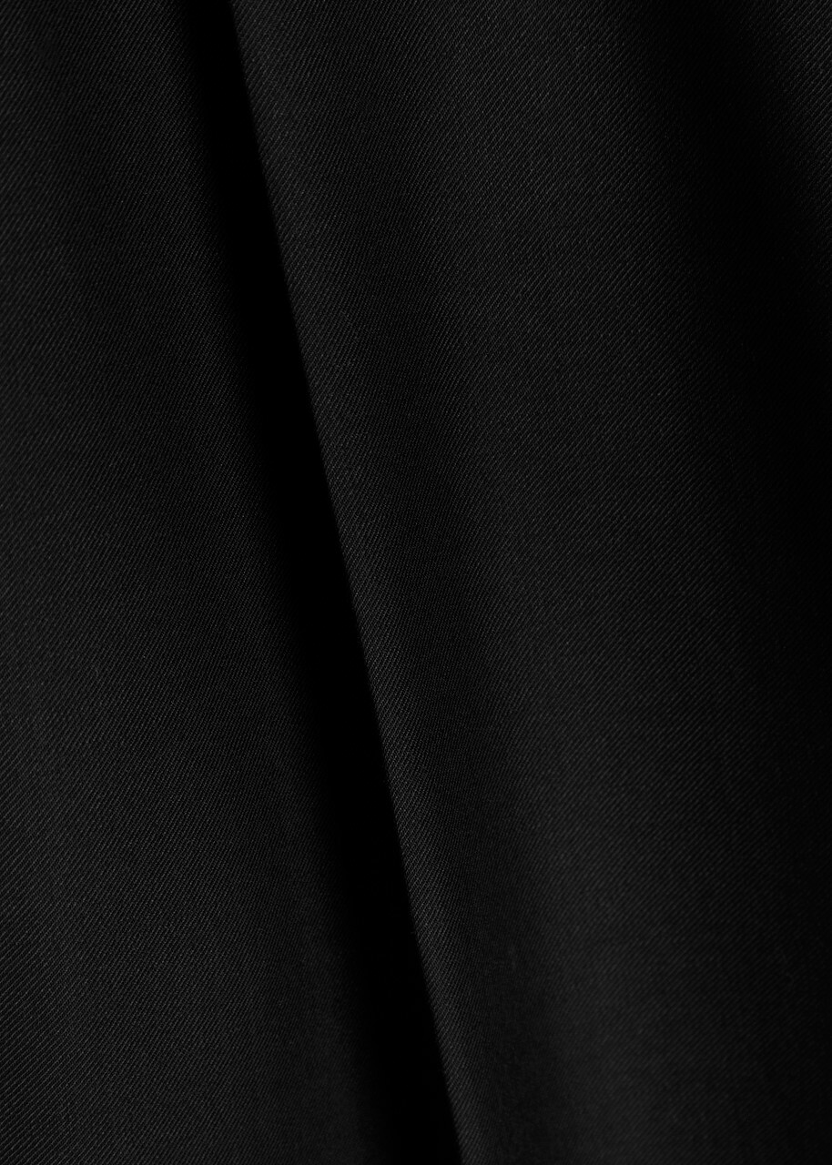 Wardrobe.nyc Straight-leg Mohair-blend Trousers Black