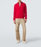 Moncler Wool and cashmere half-zip sweater