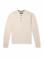 Rag & Bone - Cotton Henley T-Shirt - Neutrals