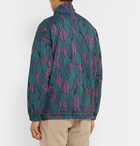 Remi Relief - Jacquard-Knit Zip-Up Sweatshirt - Blue