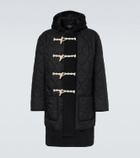 Comme des Garçons Homme Quilted wool duffel coat
