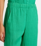 Velvet Lola linen wide-leg pants