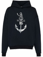 DOLCE & GABBANA - Printed Washed Cotton Jersey Hoodie