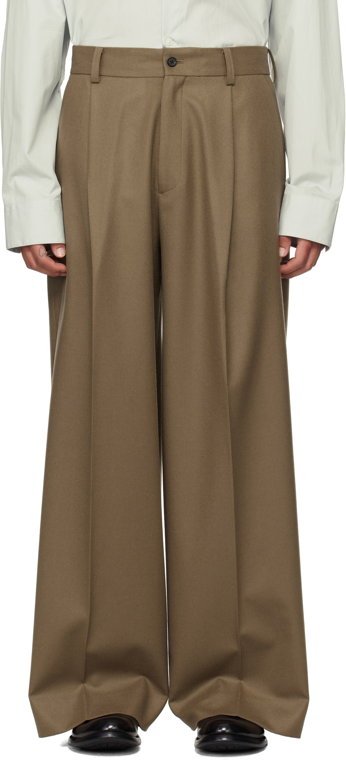 stein/LONG WIDE TROUSERS 