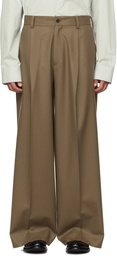 stein Brown Extra Wide Trousers