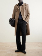 Burberry - Foxfield Silk and Cotton-Blend Faille Trench Coat - Neutrals