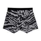 Tom Ford Grey Silk Zebra Boxers