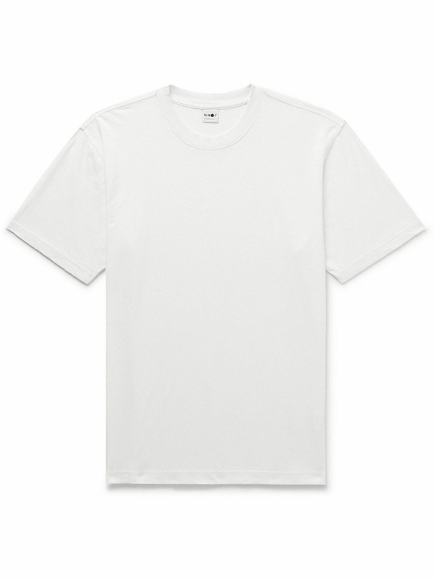 Photo: NN07 - Adam 3266 Slub Linen and Cotton-Blend Jersey T-Shirt - White