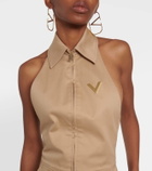 Valentino Cotton cargo overalls