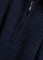 Begg & CO Magnus Cashmere Polo Jumper Navy