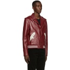 Saint Laurent Red Leather Jacket