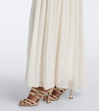 Zimmermann Fairlight lace-trimmed halterneck maxi dress