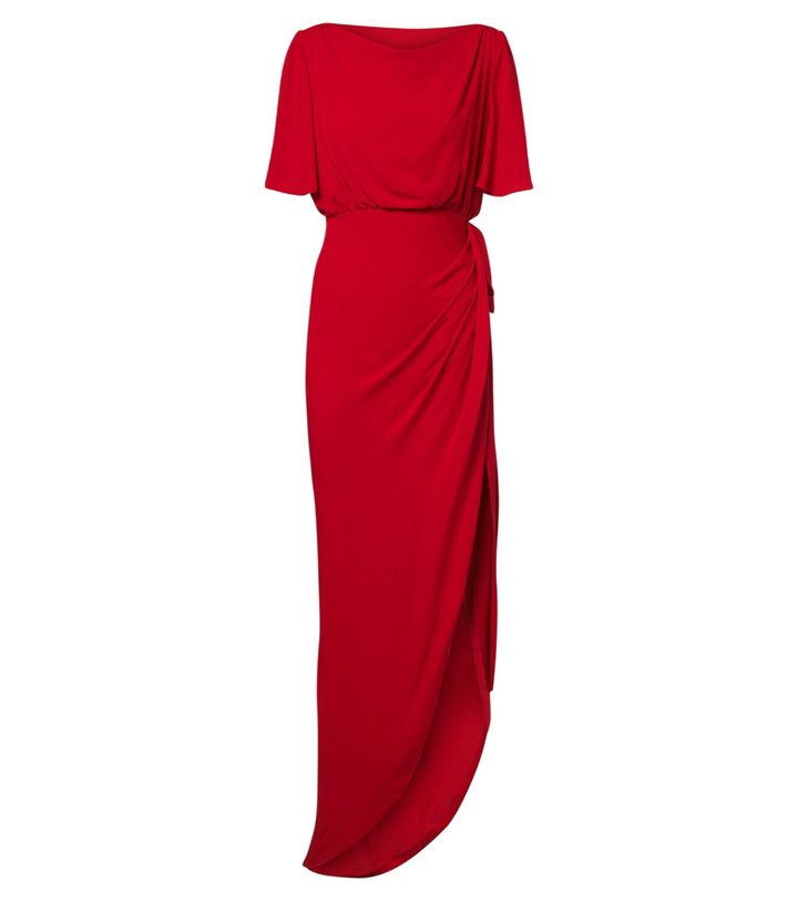 Photo: Valentino Draped silk georgette gown