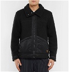 Neighborhood - Shell-Trimmed Polartec Fleece Jacket - Men - Black