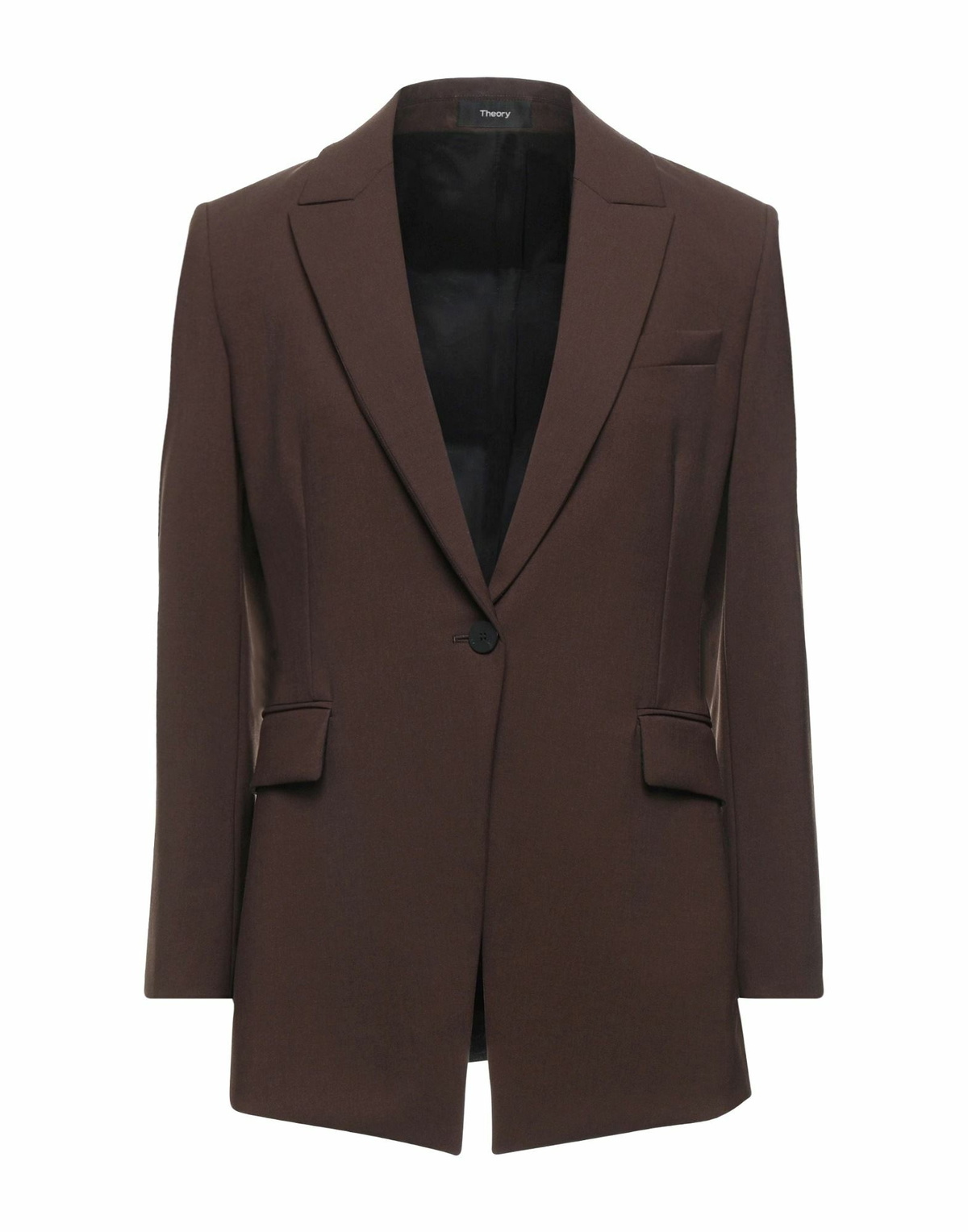 Theory Womens Blazer Dark in Brown