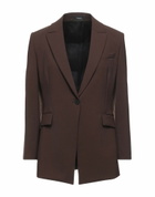 Theory Womens Blazer Dark in Brown