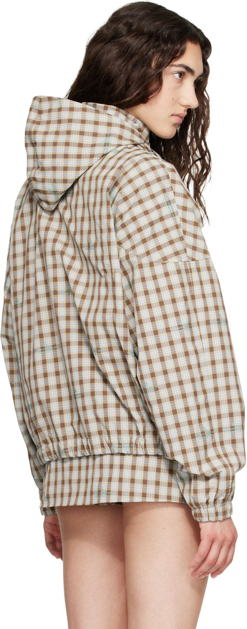 Sandy Liang Beige Eddy Jacket