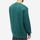 Daily Paper Men's Circle Crew Neck Sweater in Pine Green