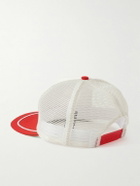 Rhude - Logo-Appliquéd Twill and Mesh Trucker Cap