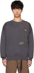Izzue Gray Pocket Sweatshirt