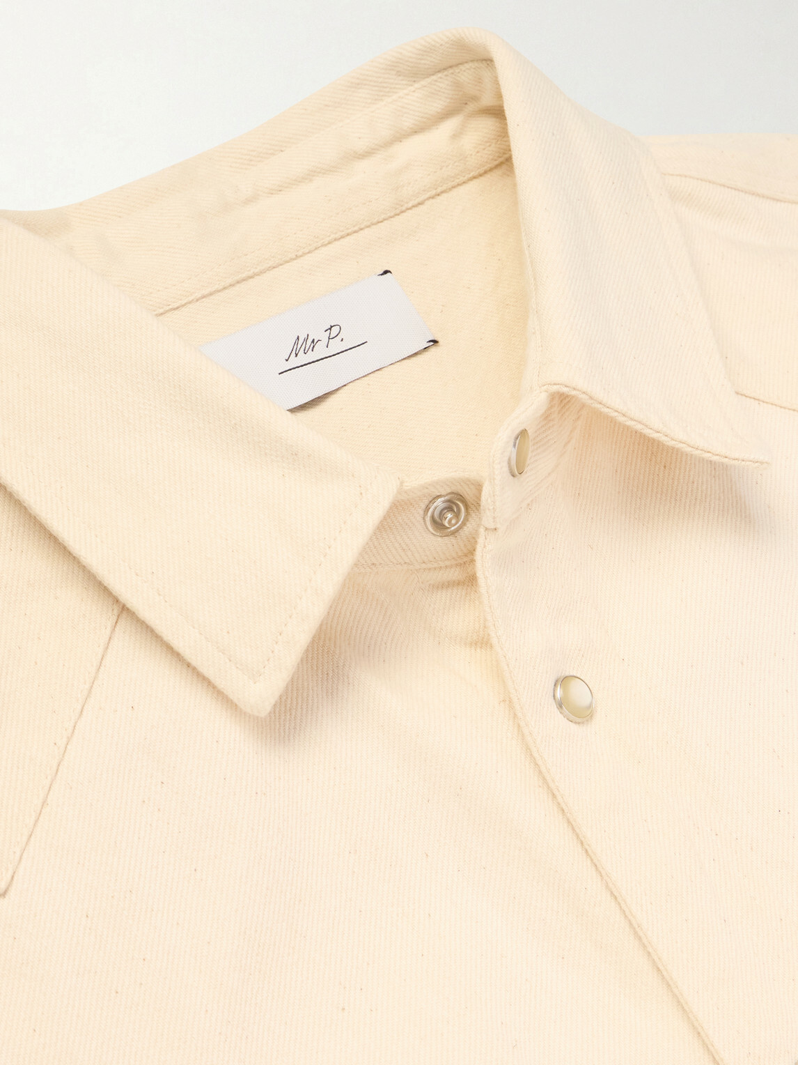 Mr P. - Western Denim Shirt - Neutrals