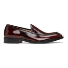 Maison Margiela Burgundy Tabi Sole Loafers