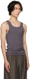 Maryam Nassir Zadeh Gray Hibiscus Tank Top