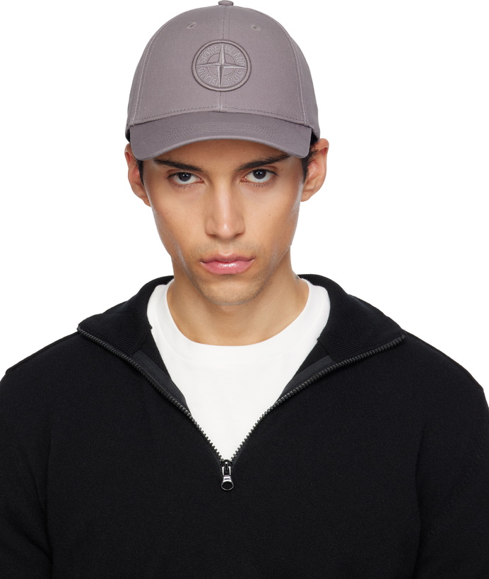 Photo: Stone Island Taupe 9100013 Cotton Reps Cap