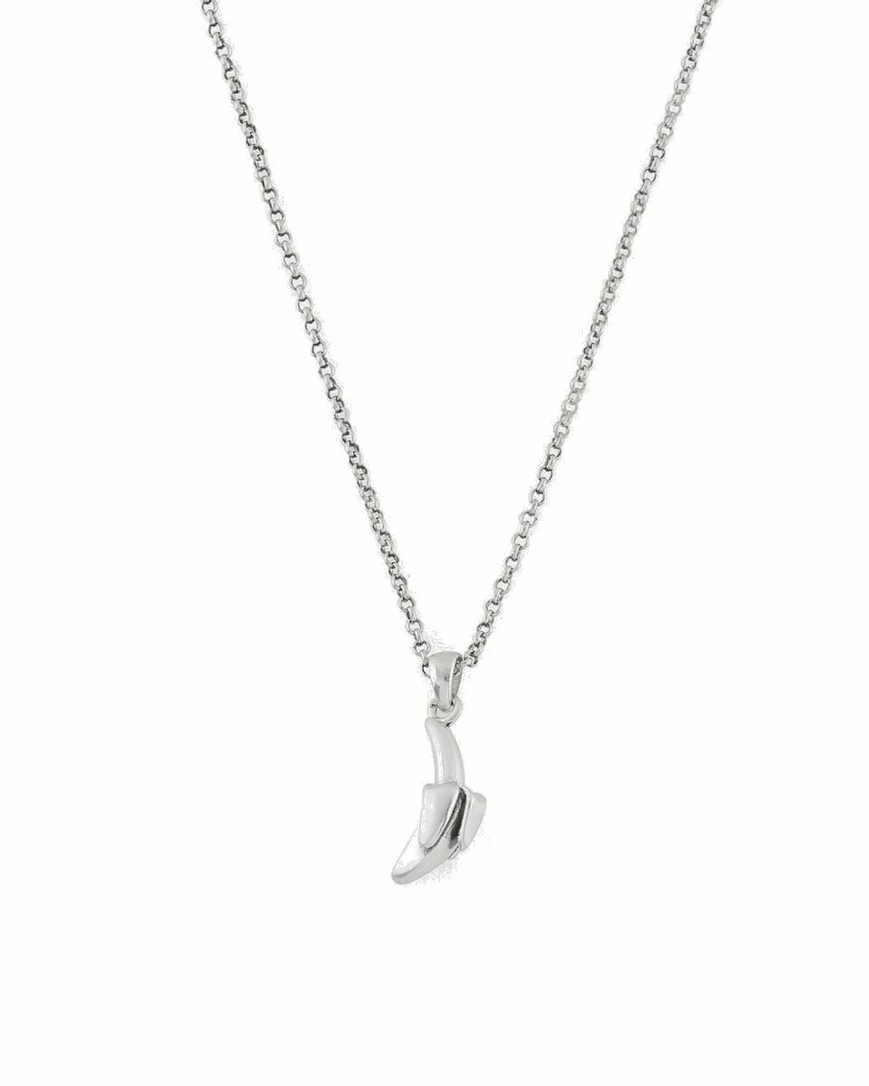 Photo: Serge De Nimes Silver Banana Necklace Silver - Mens - Jewellery