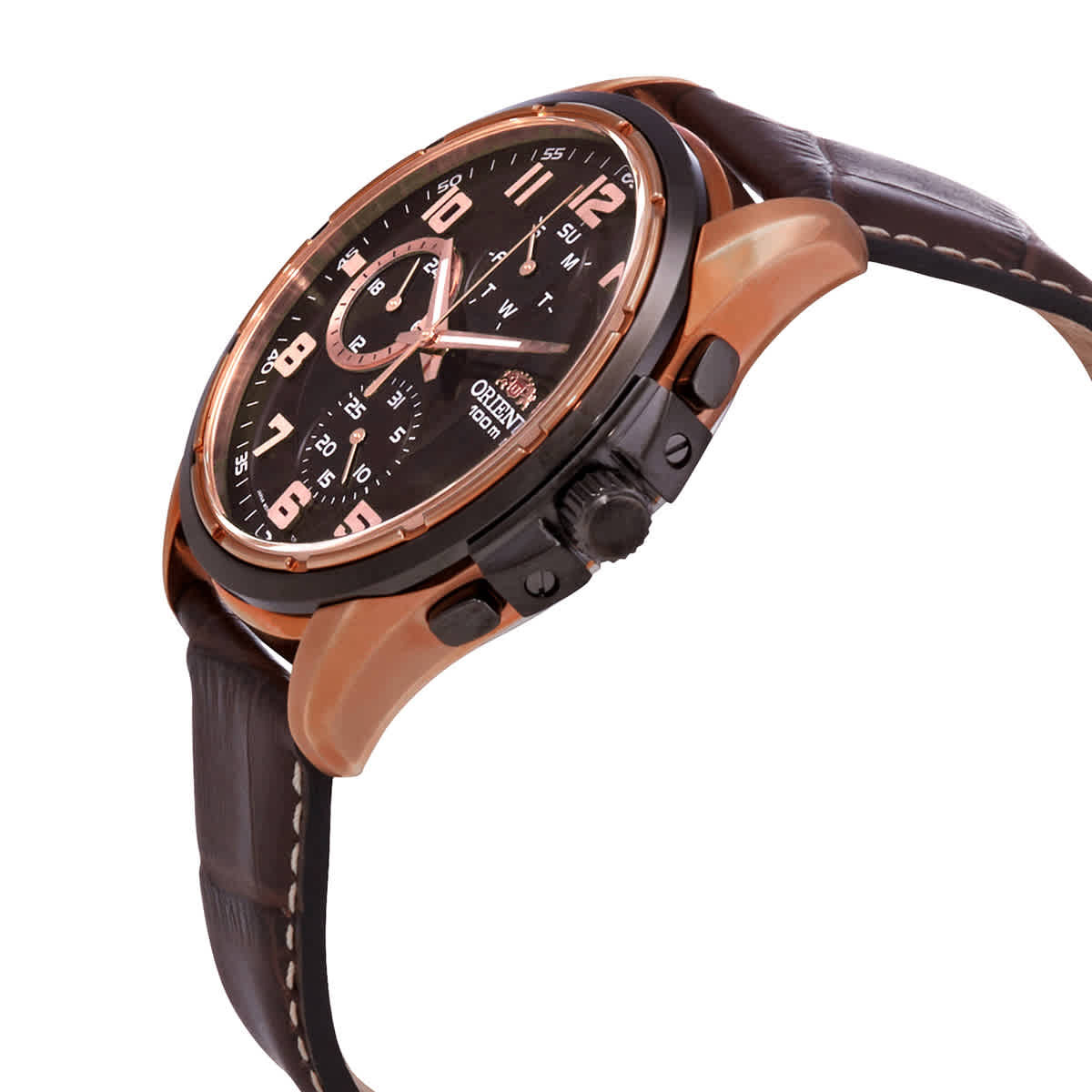 Orient Sports Quartz Brown Dial Mens Watch FUY05003T0
