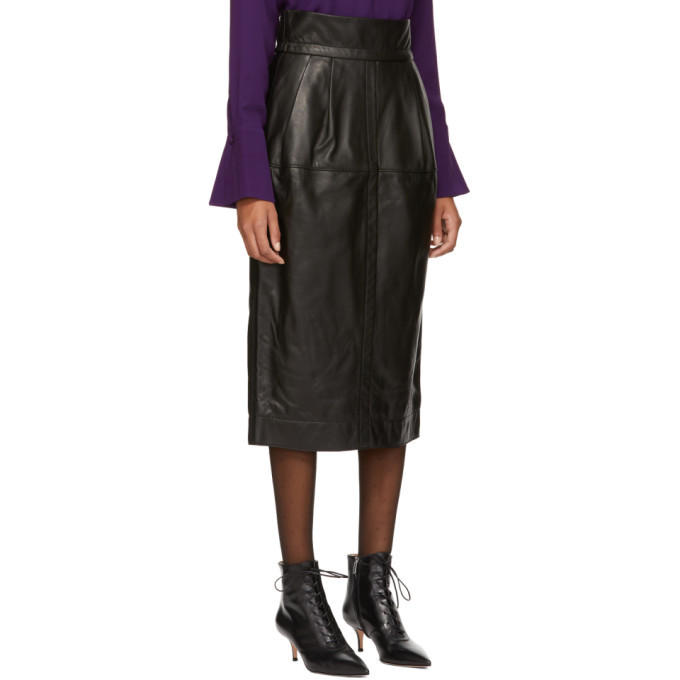 Marc jacobs high 2025 waisted leather skirt