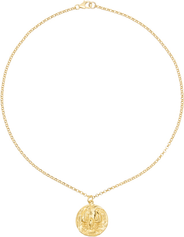 Photo: Alighieri Gold 'The Reader of the Sea' Necklace