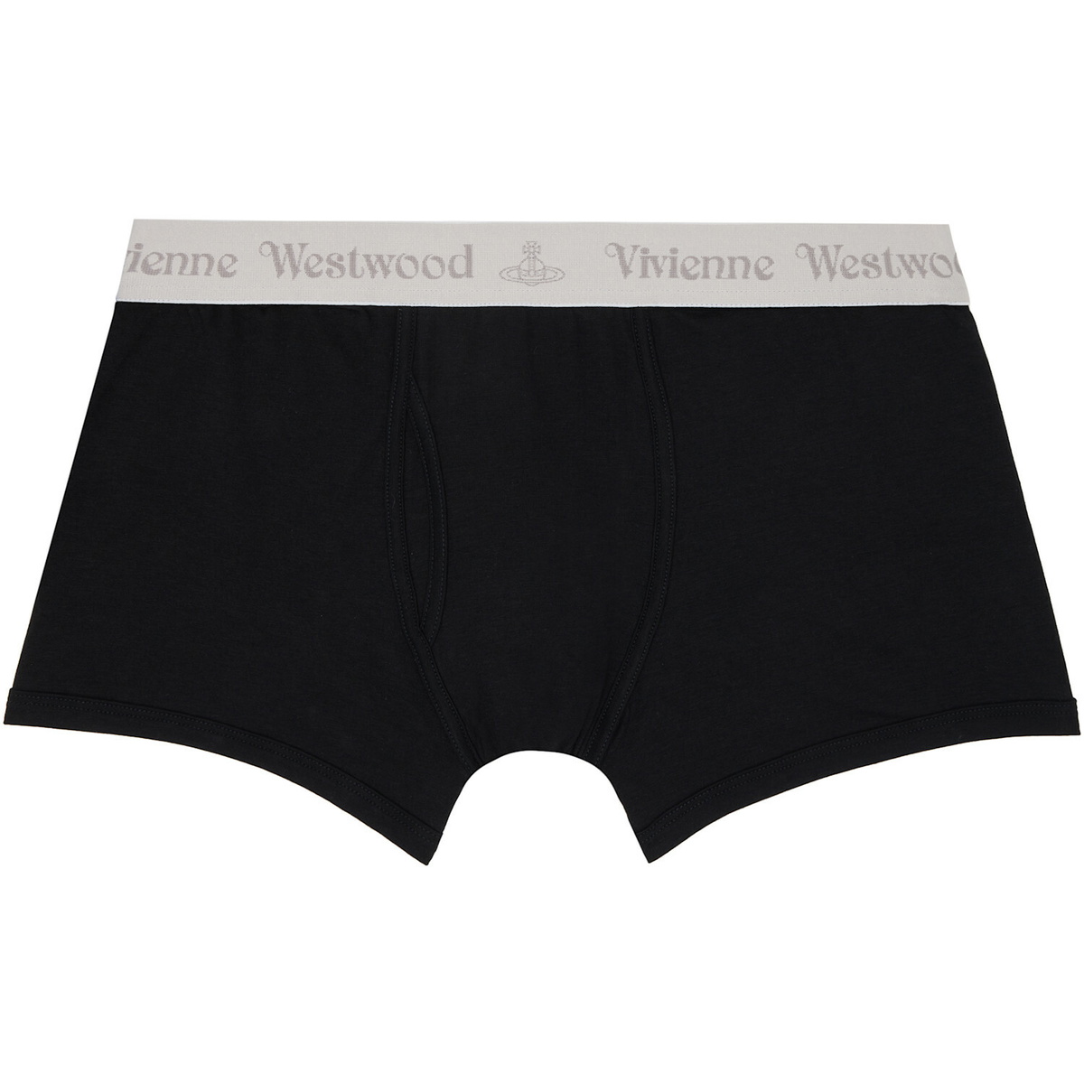 Vivienne Westwood Two-Pack Black Cotton Boxer Briefs