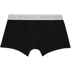 Vivienne Westwood Two-Pack Black Cotton Boxer Briefs