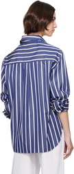 Matteau Blue Classic Stripe Shirt