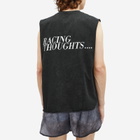 Over Over Men's Racing Thoughts Easy Tank Top in Black